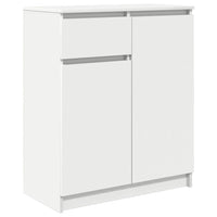 vidaXL Credenza con Cassetto Bianco 71x35x84 cm in Legno Multistrato