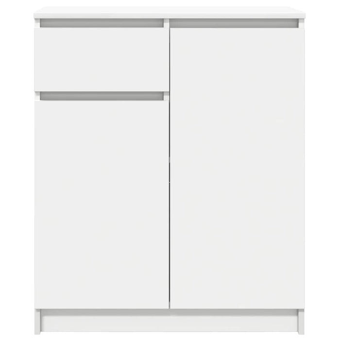 Credenza con Cassetto Bianco 71x35x84 cm in Legno Multistrato 861589