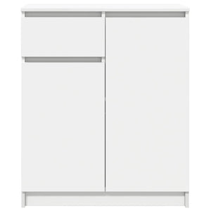 Credenza con Cassetto-Buffet-Armadio da cucina Bianco 71x35x84 cm in Legno Multistrato