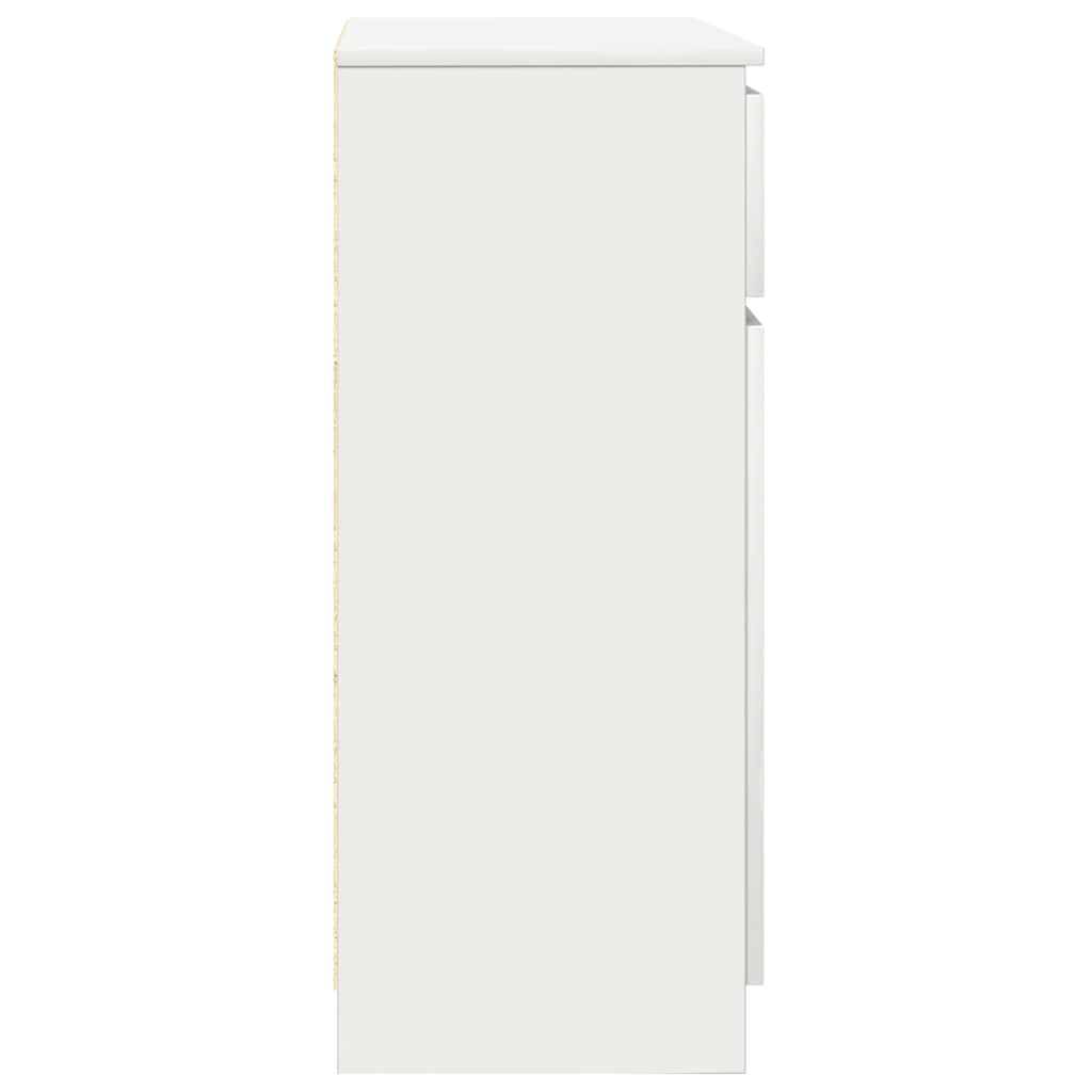 vidaXL Credenza con Cassetto Bianco 71x35x84 cm in Legno Multistrato