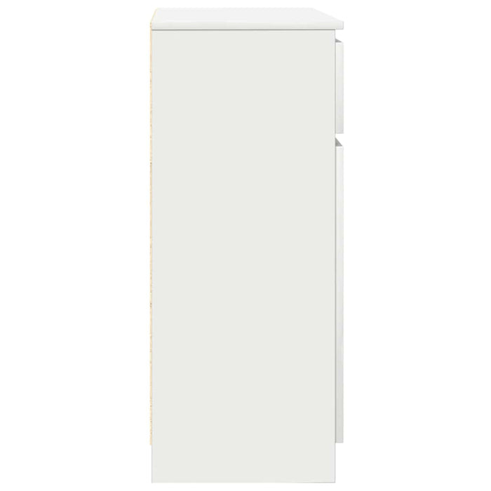 vidaXL Credenza con Cassetto Bianco 71x35x84 cm in Legno Multistrato