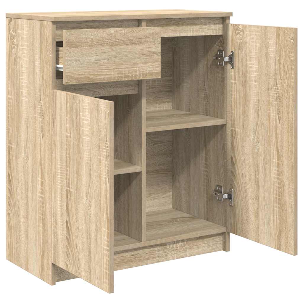 Credenza con Cassetto Rovere Sonoma 71x35x84 cm in Truciolato