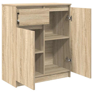 Credenza con Cassetto-Buffet-Armadio da cucina Rovere Sonoma 71x35x84 cm in Truciolato