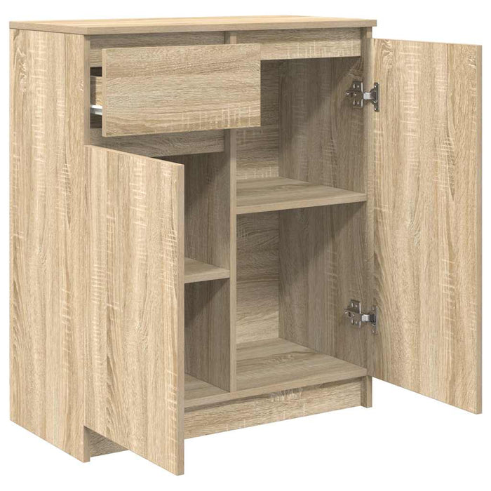 Credenza con Cassetto-Buffet-Armadio da cucina Rovere Sonoma 71x35x84 cm in Truciolato