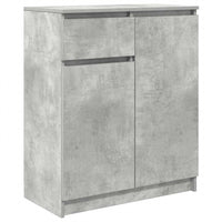 Credenza con Cassetto-Buffet-Armadio da cucina Grigio Cemento 71x35x84 cm in Truciolato