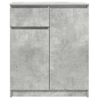 Credenza con Cassetto-Buffet-Armadio da cucina Grigio Cemento 71x35x84 cm in Truciolato