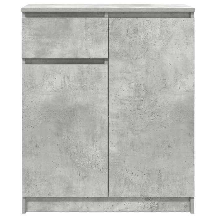 Credenza con Cassetto-Buffet-Armadio da cucina Grigio Cemento 71x35x84 cm in Truciolato