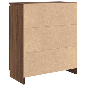 vidaXL Credenza con Cassetto Rovere Marrone 71x35x84 cm in Truciolato