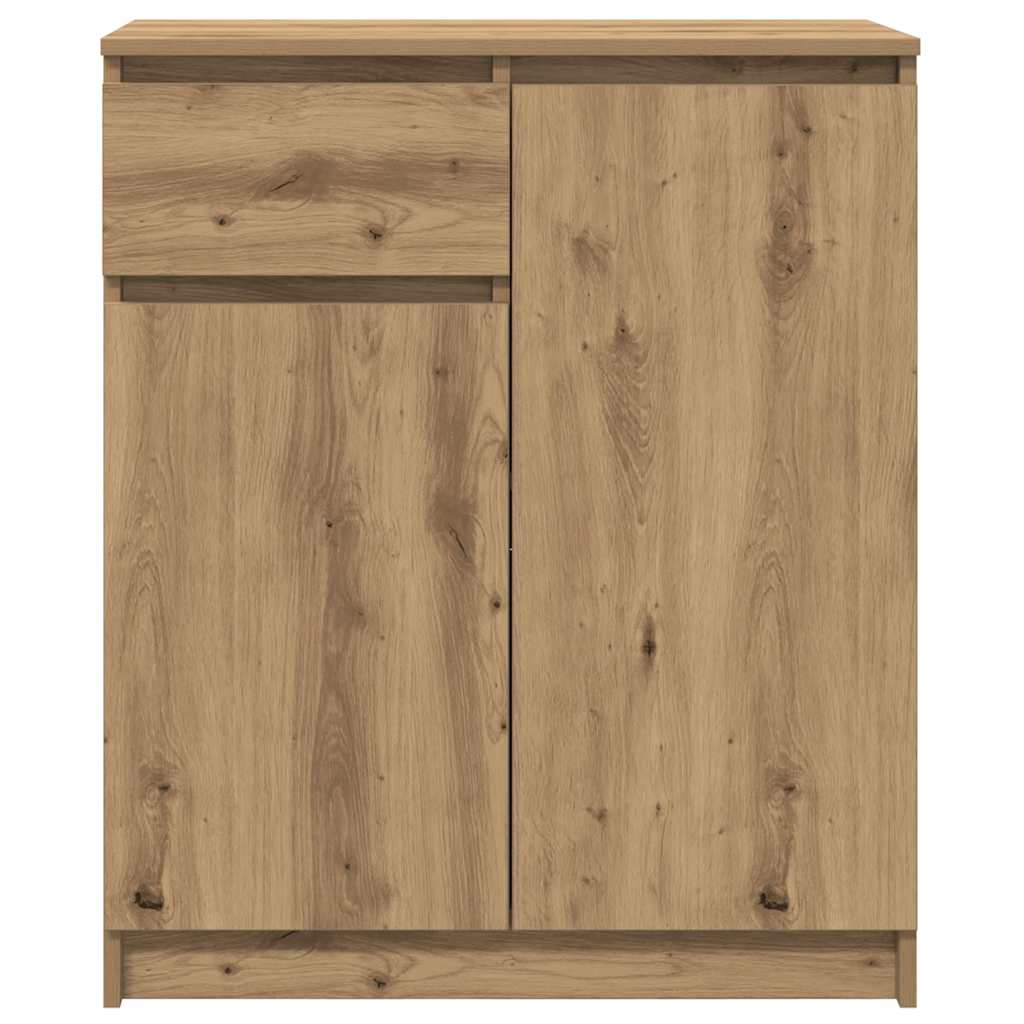 Credenza con Cassetto-Buffet-Armadio da cucina Rovere Artigianale 71x35x84 cm Truciolato
