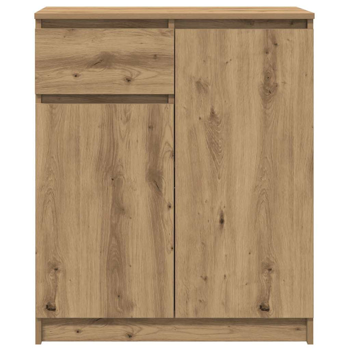 Credenza con Cassetto-Buffet-Armadio da cucina Rovere Artigianale 71x35x84 cm Truciolato