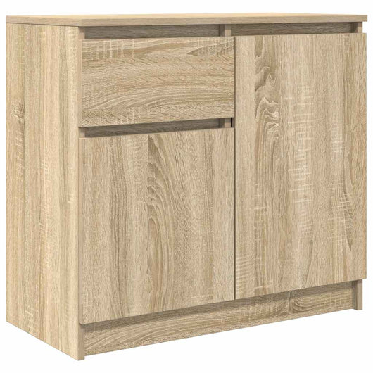 Credenza con Cassetto-Buffet-Armadio da cucina Rovere Sonoma 71x35x65 cm in Truciolato 498162