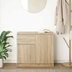 Credenza con Cassetto Rovere Sonoma 71x35x65 cm in Truciolato