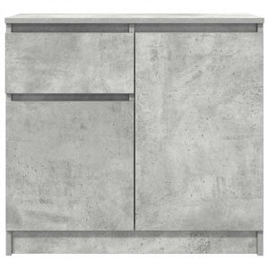 Credenza con Cassetto-Buffet-Armadio da cucina Grigio Cemento 71x35x65 cm in Truciolato 438325