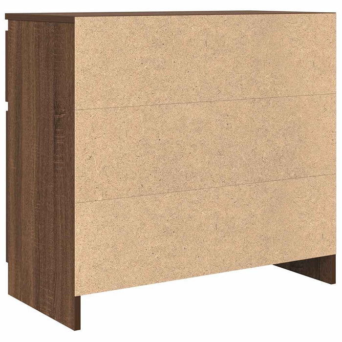 vidaXL Credenza con Cassetto Rovere Marrone 71x35x65 cm in Truciolato