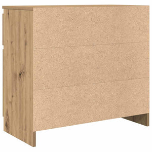 vidaXL Credenza con Cassetto Rovere Artigianale 71x35x65 cm Truciolato