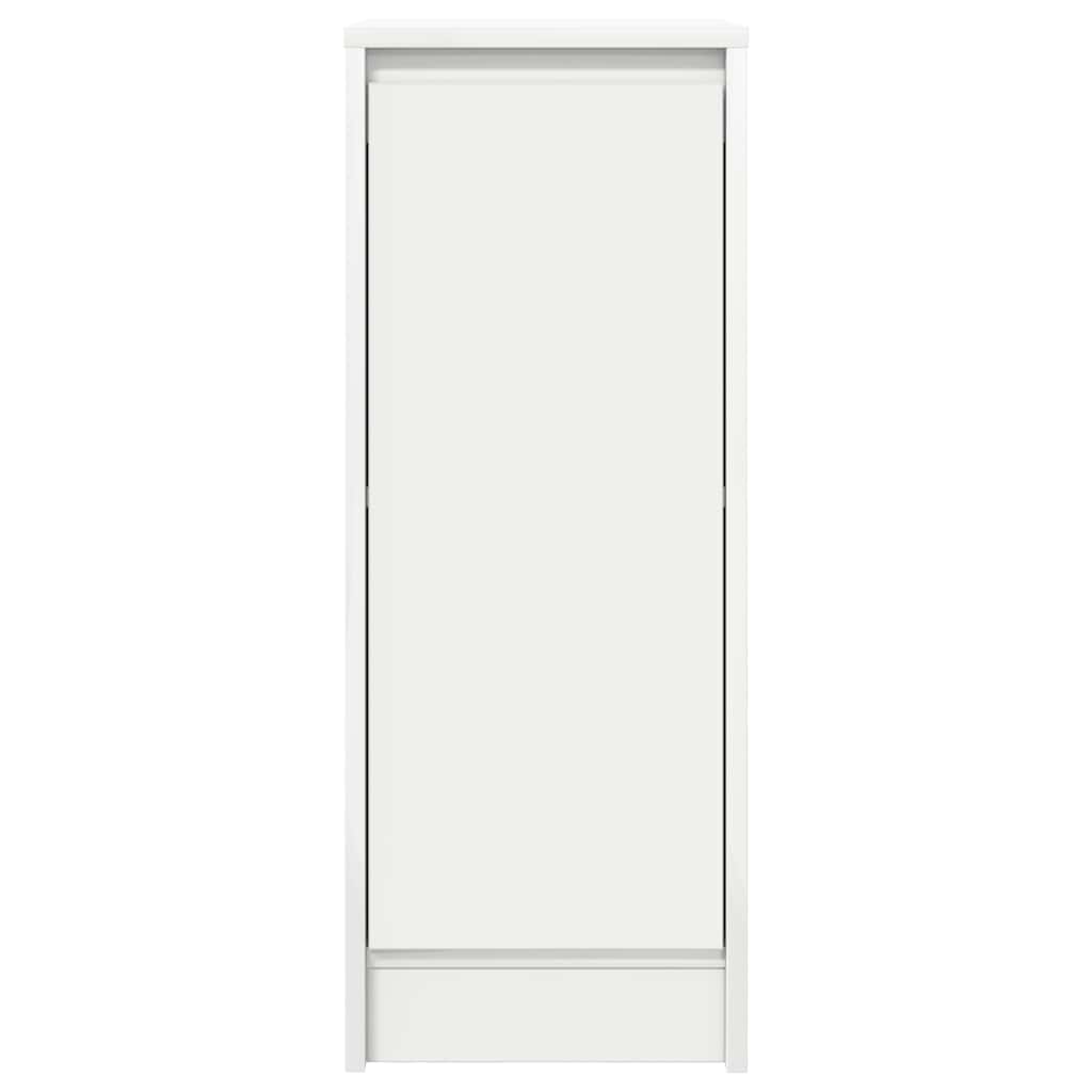 Credenza Bianca 29,5x34x76 cm in Legno Multistrato 861607