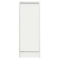 Credenza-Buffet-Armadio da cucina Bianca 29,5x34x76 cm in Legno Multistrato 843569