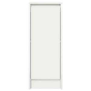 vidaXL Credenza Bianca 29,5x34x76 cm in Legno Multistrato