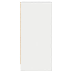 Credenza Bianca 29,5x34x76 cm in Legno Multistrato 861607