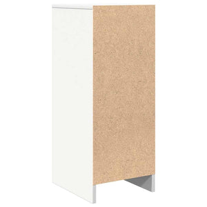 vidaXL Credenza Bianca 29,5x34x76 cm in Legno Multistrato