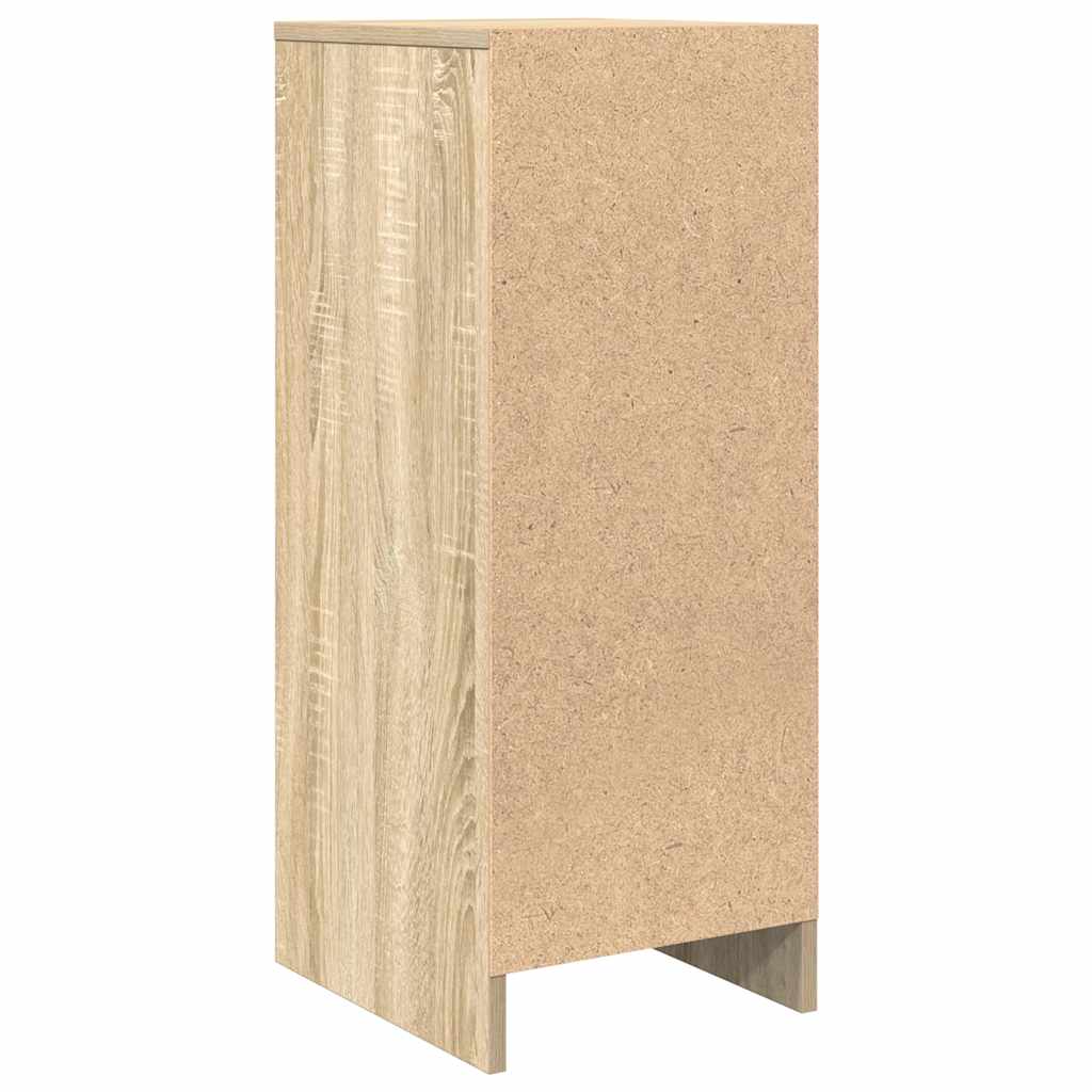 Credenza Rovere Sonoma 29,5x34x76 cm in Legno Multistrato