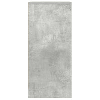 vidaXL Credenza Grigio Cemento 29,5x34x76 cm in Legno Multistrato