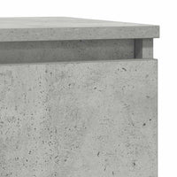 vidaXL Credenza Grigio Cemento 29,5x34x76 cm in Legno Multistrato