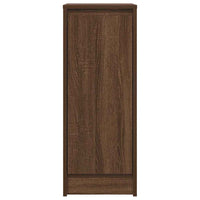 vidaXL Credenza Rovere Marrone 29,5x34x76 cm in Legno Multistrato