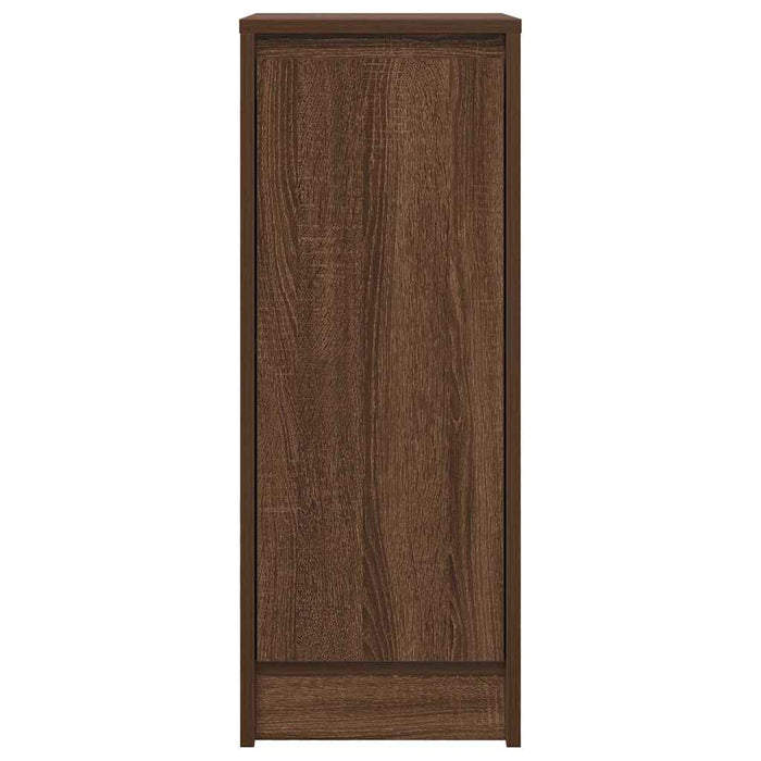 vidaXL Credenza Rovere Marrone 29,5x34x76 cm in Legno Multistrato