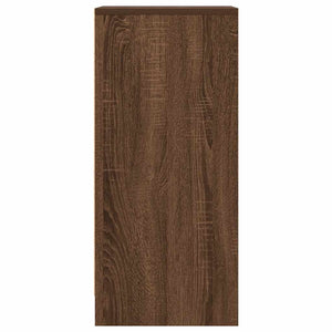 vidaXL Credenza Rovere Marrone 29,5x34x76 cm in Legno Multistrato