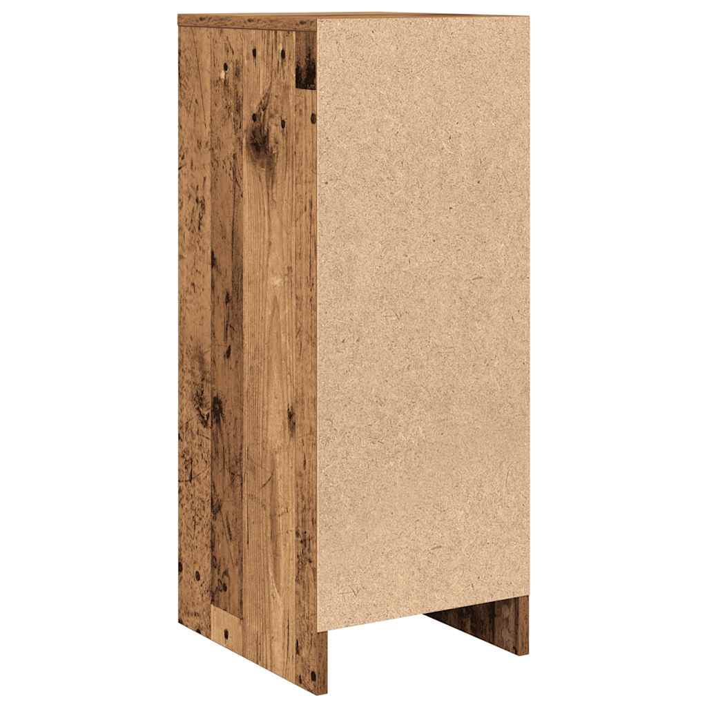 Credenza Legno Antico 29,5x34x76 cm in Legno Multistrato