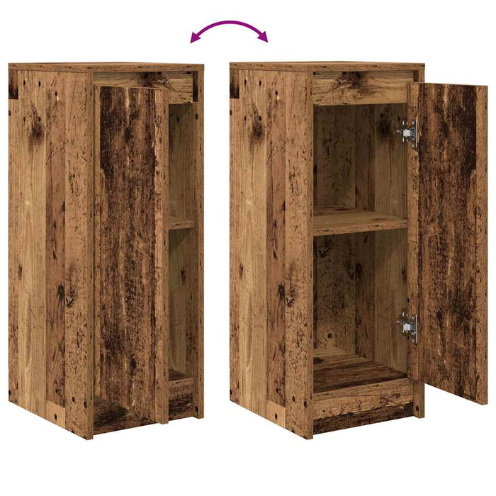 Credenza Legno Antico 29,5x34x76 cm in Legno Multistrato 861614