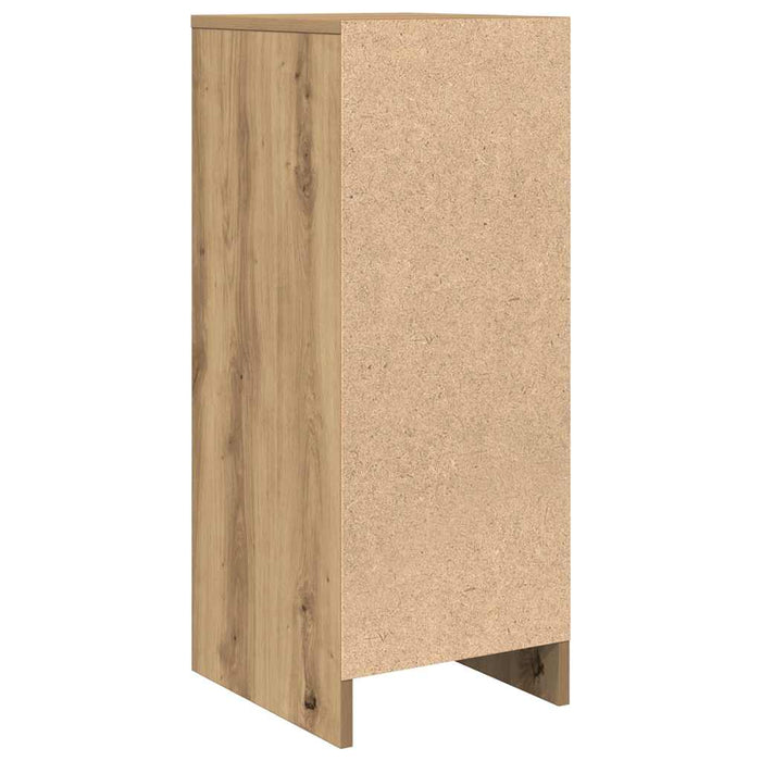 Credenza-Buffet-Armadio da cucina Rovere Artigianale 29,5x34x76 cm in Legno Multistrato 994423