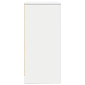 Credenza Bianca 57x34x76 cm in Legno Multistrato