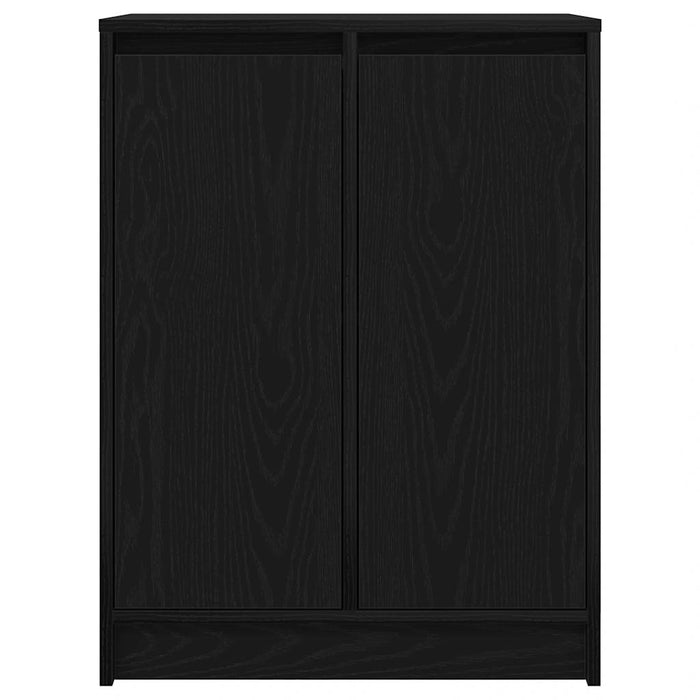 Credenza-Buffet-Armadio da cucina Rovere Nero 57x34x76 cm in Legno Multistrato