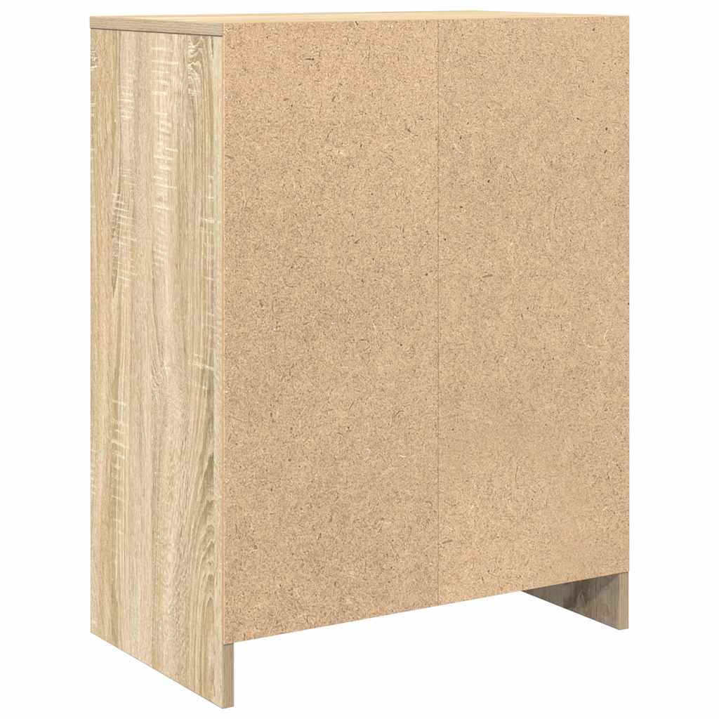vidaXL Credenza Rovere Sonoma 57x34x76 cm in Legno Multistrato