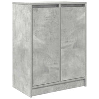 Credenza-Buffet-Armadio da cucina Grigio Cemento 57x34x76 cm in Legno Multistrato