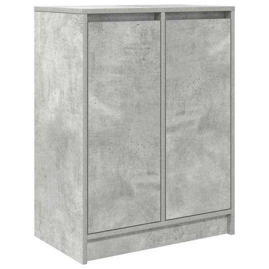 vidaXL Credenza Grigio Cemento 57x34x76 cm in Legno Multistrato