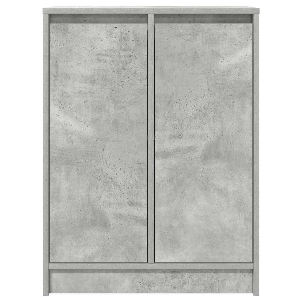 vidaXL Credenza Grigio Cemento 57x34x76 cm in Legno Multistrato