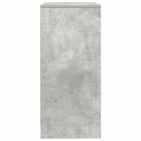 vidaXL Credenza Grigio Cemento 57x34x76 cm in Legno Multistrato