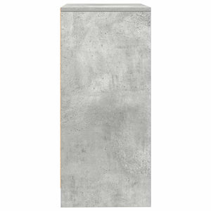 vidaXL Credenza Grigio Cemento 57x34x76 cm in Legno Multistrato