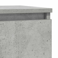 vidaXL Credenza Grigio Cemento 57x34x76 cm in Legno Multistrato