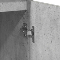 vidaXL Credenza Grigio Cemento 57x34x76 cm in Legno Multistrato