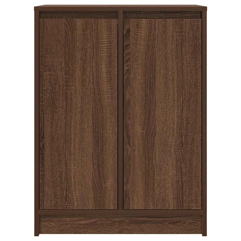 vidaXL Credenza Rovere Marrone 57x34x76 cm in Legno tecnico