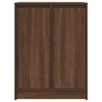 vidaXL Credenza Rovere Marrone 57x34x76 cm in Legno tecnico