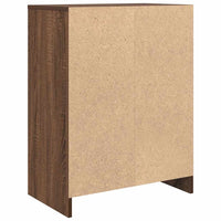 vidaXL Credenza Rovere Marrone 57x34x76 cm in Legno tecnico