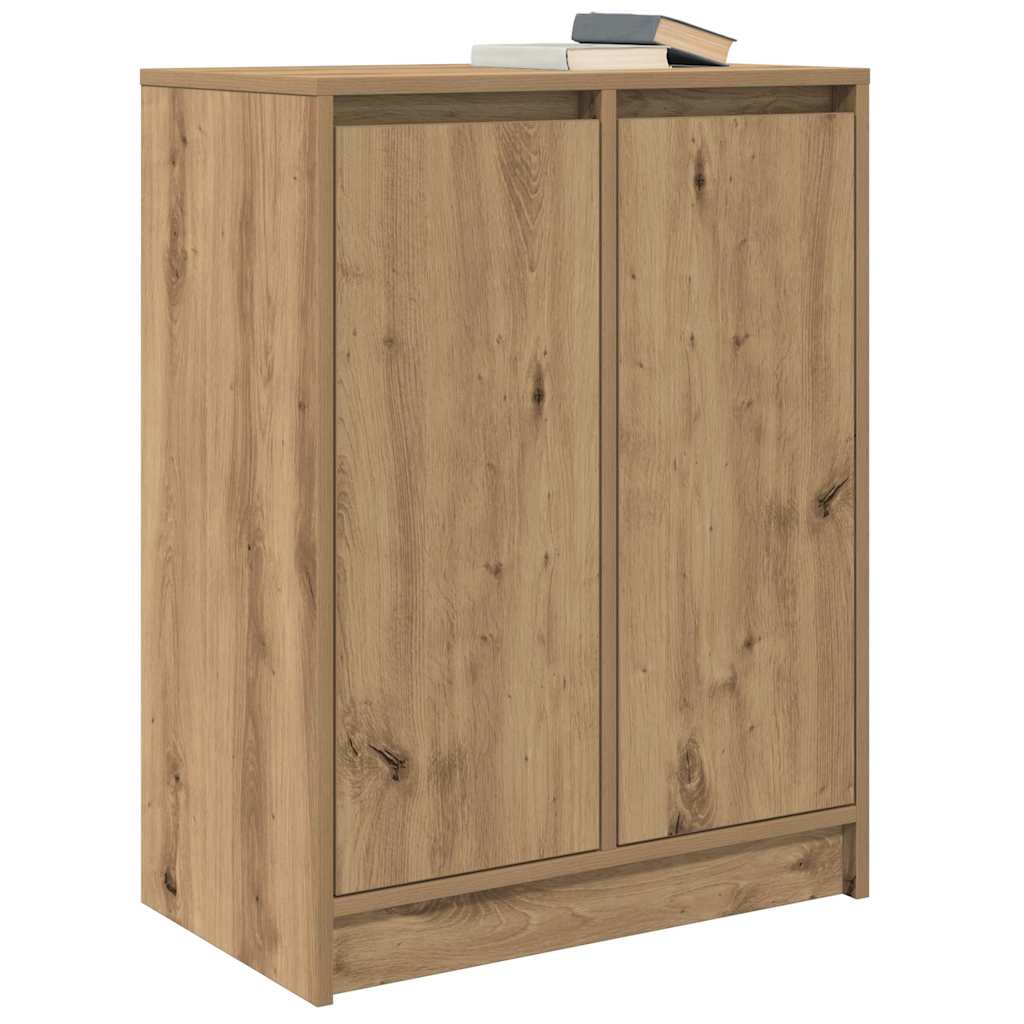 Credenza Rovere Artigianale 57x34x76 cm in Legno Multistrato 861624