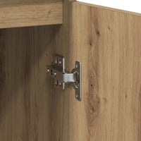 Credenza Rovere Artigianale 57x34x76 cm in Legno Multistrato 861624