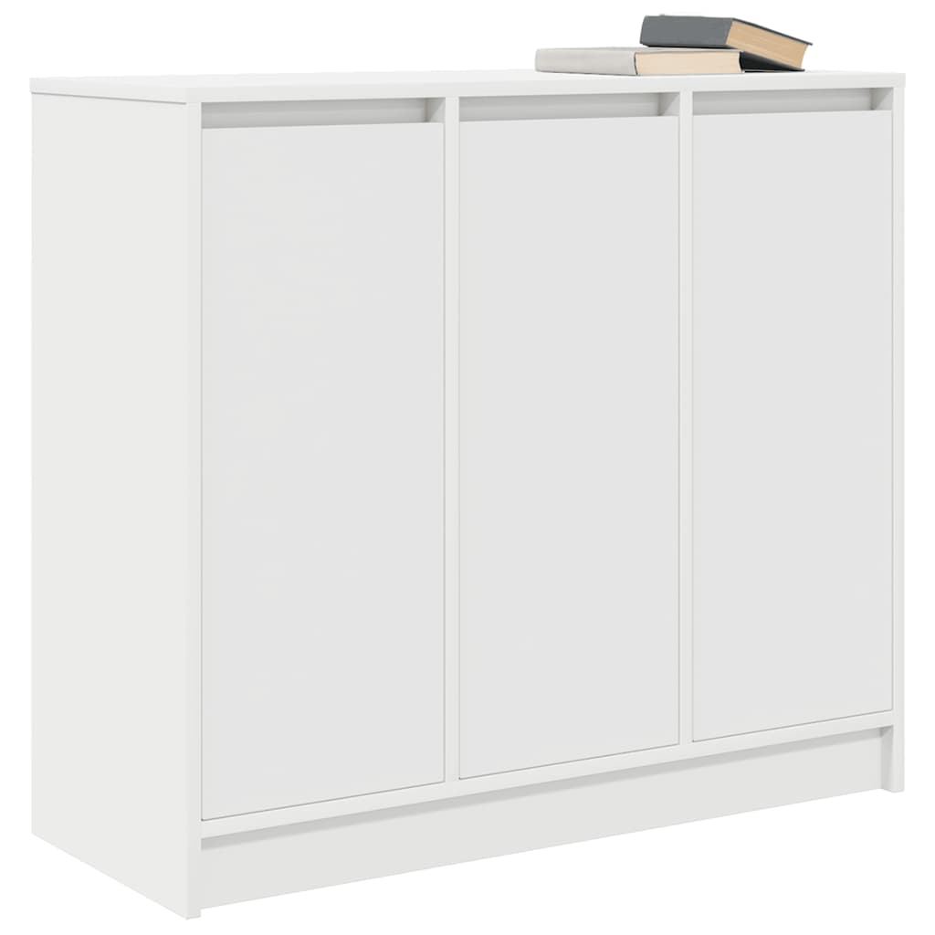 Credenza Bianca 85x34x76 cm in Legno Multistrato 861625