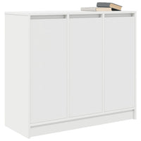 Credenza Bianca 85x34x76 cm in Legno Multistrato 861625